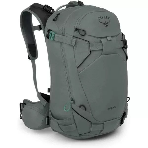 Osprey Kresta 30 Womens Backcountry Ski and Snowboard BackpackPine Leaf Green