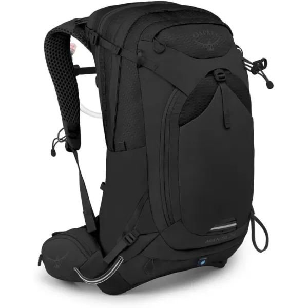 Osprey Manta 34L Mens Hiking Backpack with Hydraulics Reservoir Oak Leaf Orange One SizeBlack