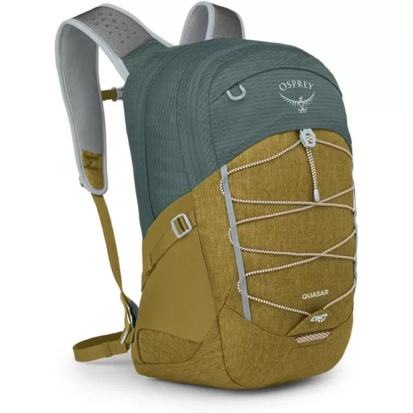 Osprey Quasar Commuter Backpack BlackGreen TunnelBrindle Brown