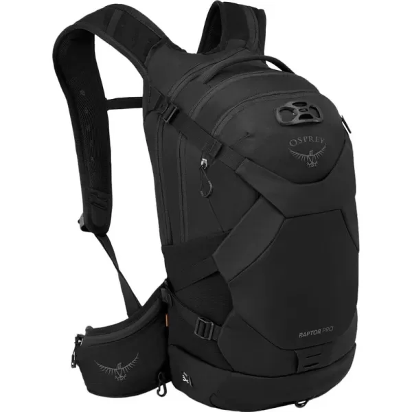 Osprey Raptor Pro Mens Biking Backpack with 25L Hydraulics Reservoir Black