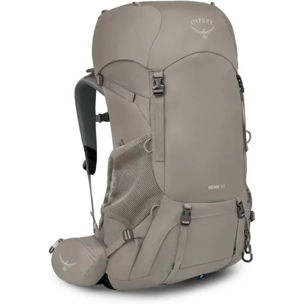 Osprey Renn 65L Womens Backpacking Backpack Cascade BlueMelon OrangePediment GreyLinen Tan