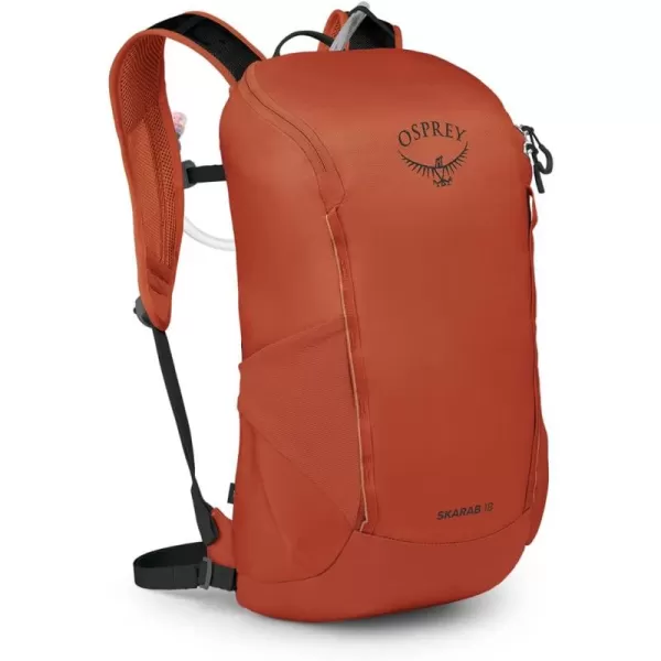 Osprey Skarab Mens Hiking Backpack with Hydraulics ReservoirFirestarter Orange