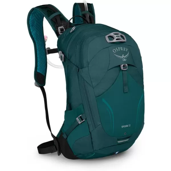 Osprey Sylva 12L Womens Biking Backpack with Hydraulics Reservoir Baikal Green