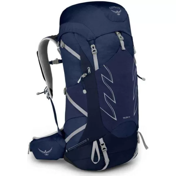 Osprey Talon 44L Mens Hiking Backpack with Hipbelt Ceramic Blue LXLCeramic Blue