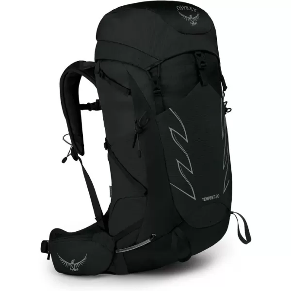 Osprey Tempest 30L Womens Hiking Backpack with Hipbelt Jasper Green WXSSStealth Black