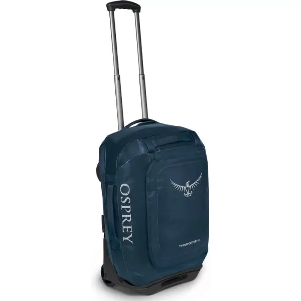 Osprey Transporter 120L Wheeled Travel Duffel Bag BlackVenturi Blue