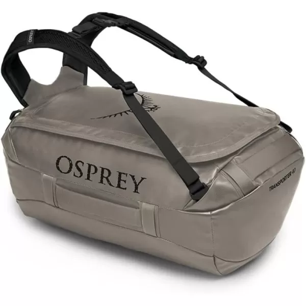 Osprey Transporter 40L Travel Duffel Bag BlackTan Concrete