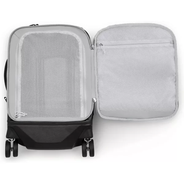 imageOsprey Transporter Hybrid Carry On Luggage 4 Spinner Wheels 22quot36L Venturi BlueBlack