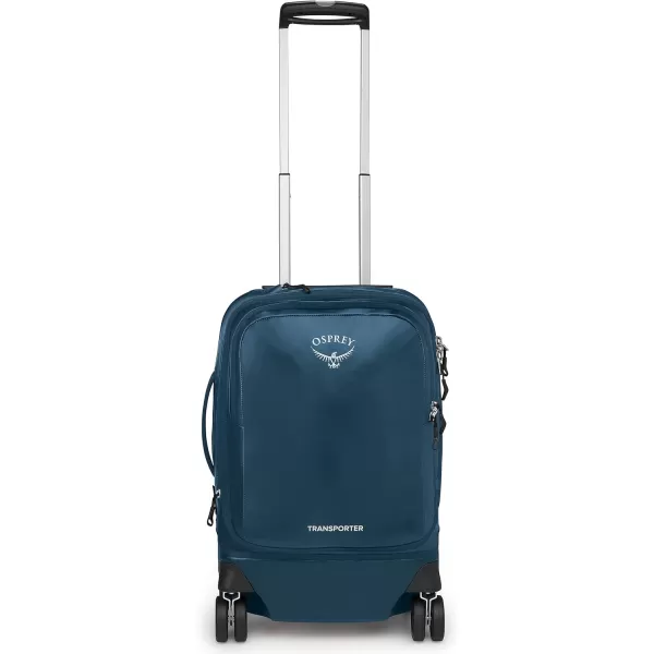 imageOsprey Transporter Hybrid Carry On Luggage 4 Spinner Wheels 22quot36L Venturi BlueVenturi Blue