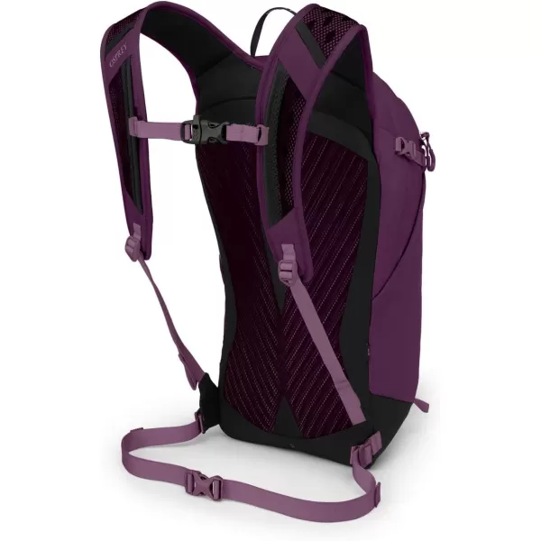 imageOsprey Sportlite 15L Unisex Hiking Backpack Blue SkyAubergine Purple