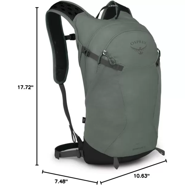 imageOsprey Sportlite 15L Unisex Hiking Backpack Blue SkyPine Leaf Green
