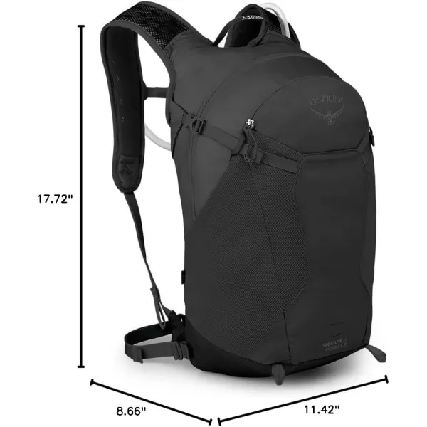 imageOsprey Sportlite 20L Unisex Hiking Backpack with Hydraulics Reservoir Dark Charcoal Grey