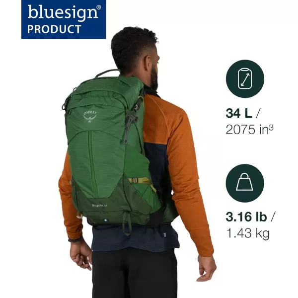 imageOsprey Stratos 34L Mens Hiking Backpack Tunnel Vision GreyTunnel Vision Grey