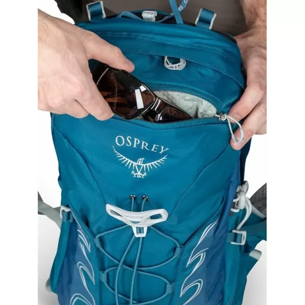 imageOsprey Talon 11L Mens Hiking Backpack with Hipbelt Green BeltBlack SMEclipse Grey