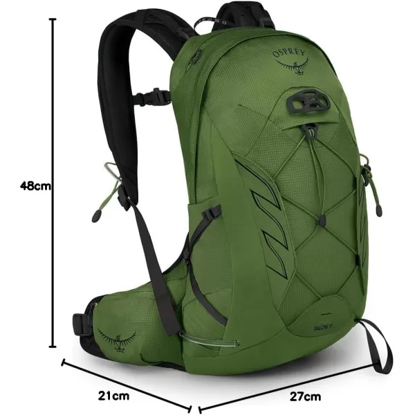 imageOsprey Talon 11L Mens Hiking Backpack with Hipbelt Green BeltBlack SMGreen BeltBlack