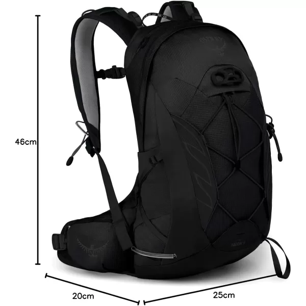 imageOsprey Talon 11L Mens Hiking Backpack with Hipbelt Green BeltBlack SMStealth Black