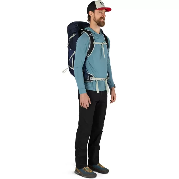 imageOsprey Talon 33L Mens Hiking Backpack with Hipbelt Eclipse Grey SMStealth Black