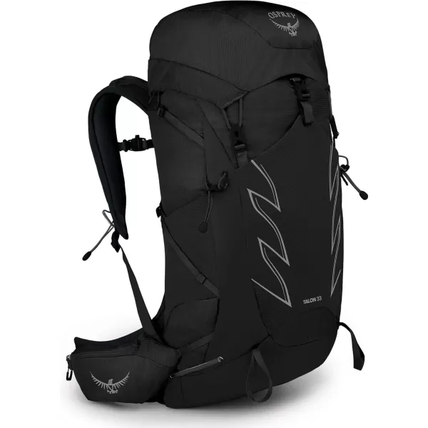 imageOsprey Talon 33L Mens Hiking Backpack with Hipbelt Eclipse Grey SMStealth Black