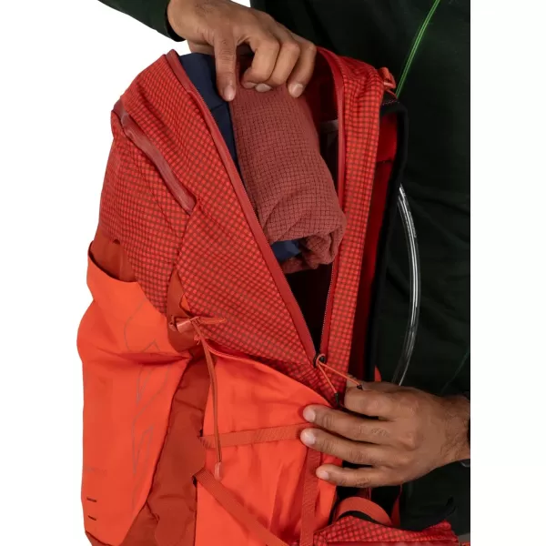 imageOsprey Talon Pro 20L Mens Hiking Backpack with Hipbelt Silver LiningMars Orange