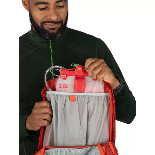 imageOsprey Talon Pro 20L Mens Hiking Backpack with Hipbelt Silver LiningMars Orange