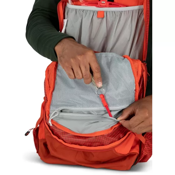 imageOsprey Talon Pro 20L Mens Hiking Backpack with Hipbelt Silver LiningMars Orange
