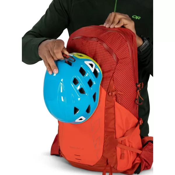 imageOsprey Talon Pro 20L Mens Hiking Backpack with Hipbelt Silver LiningMars Orange