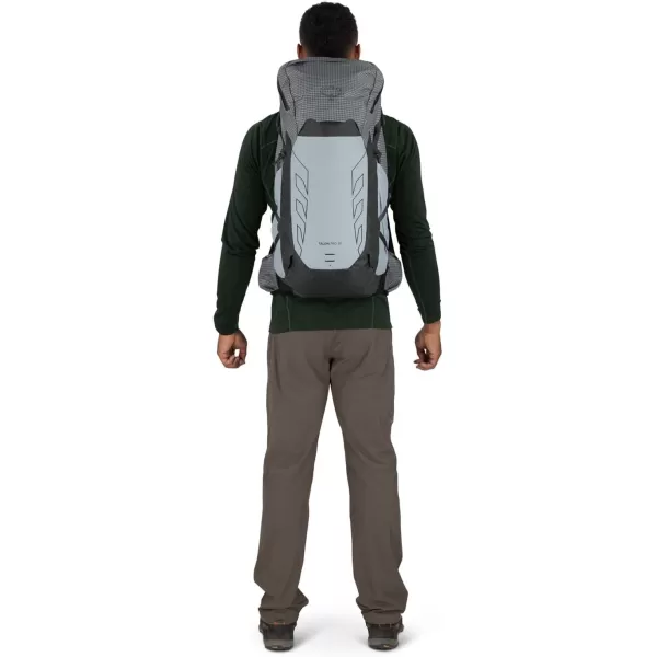 imageOsprey Talon Pro 30L Mens Hiking Backpack with Hipbelt Silver LiningMars Orange