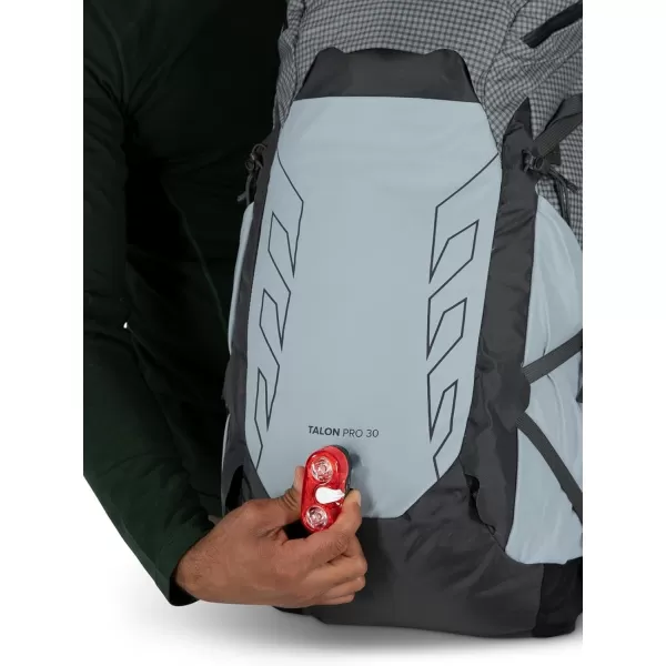 imageOsprey Talon Pro 30L Mens Hiking Backpack with Hipbelt Silver LiningMars Orange