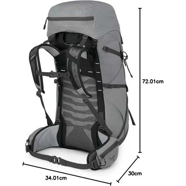 imageOsprey Talon Pro 40L Mens Hiking Backpack with Hipbelt Mars Orange SMSilver Lining