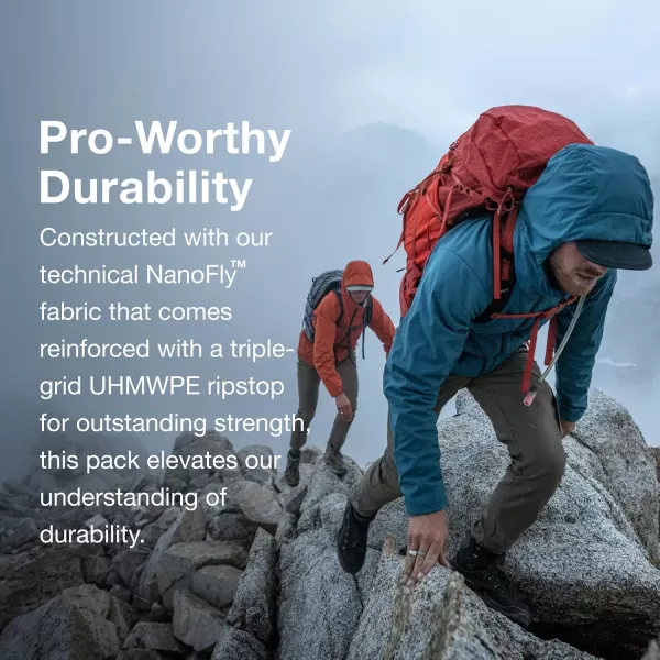 imageOsprey Talon Pro 40L Mens Hiking Backpack with Hipbelt Mars Orange SMSilver Lining