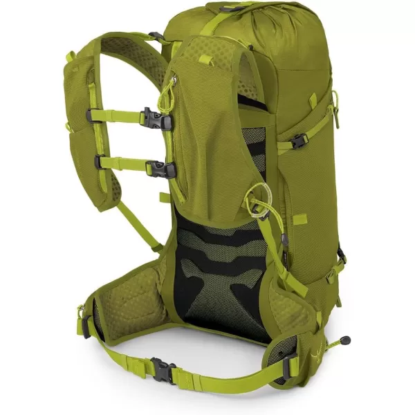 imageOsprey Talon Velocity 20L Mens Hiking Backpack Dark CharcoalTumbleweed LXLMatcha GreenLemongrass