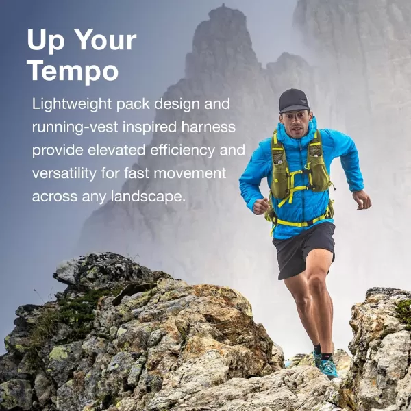 imageOsprey Talon Velocity 30L Mens Hiking Backpack Matcha GreenLemongrass SMDark CharcoalTumbleweed Yellow