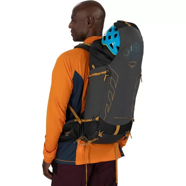 imageOsprey Talon Velocity 30L Mens Hiking Backpack Matcha GreenLemongrass SMDark CharcoalTumbleweed Yellow