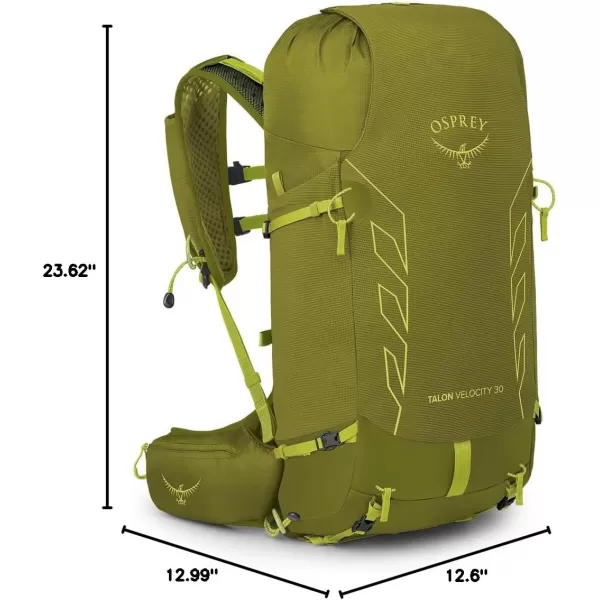 imageOsprey Talon Velocity 30L Mens Hiking Backpack Matcha GreenLemongrass SMMatcha GreenLemongrass