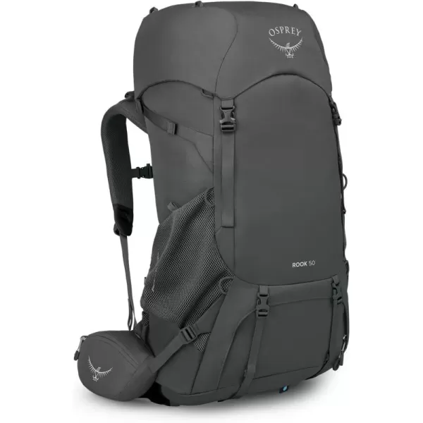 imageOsprey Rook 65L Mens Backpacking Backpack Dark CharcoalSilver LiningDark CharcoalSilver Lining