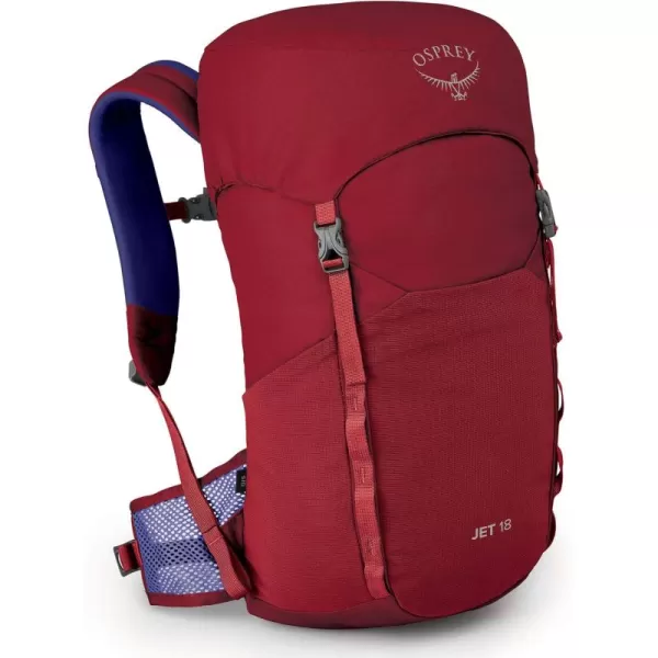 imageOsprey Jet 18 Kids Hiking BackpackCosmic Red