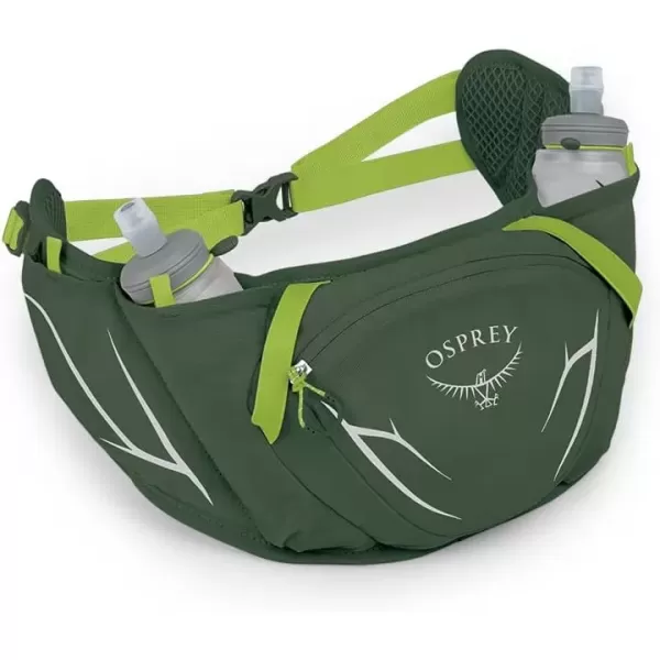 imageOsprey Duro Dyna Hydration Waist Pack with Hydraulics Soft Flasks for Running Seaweed GreenLimon