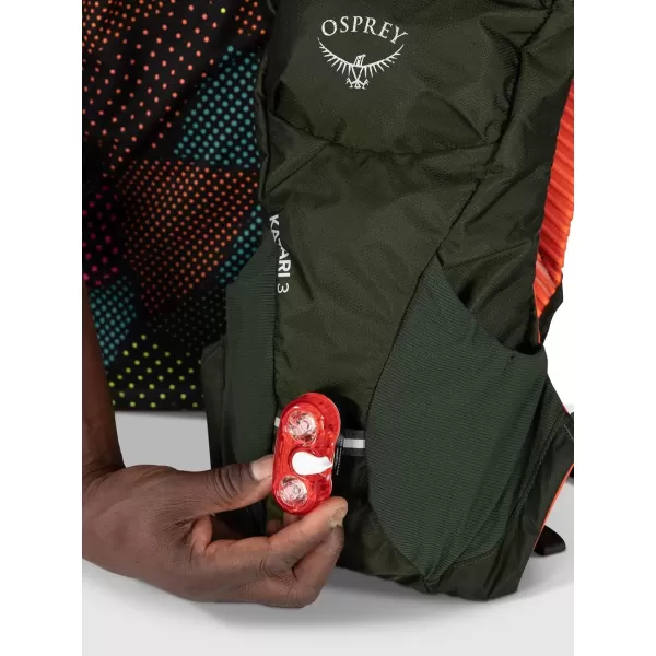 imageOsprey Katari 3L Mens Biking Backpack with Hydraulics Reservoir Green Creek