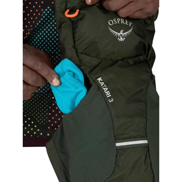 imageOsprey Katari 3L Mens Biking Backpack with Hydraulics Reservoir Green Creek