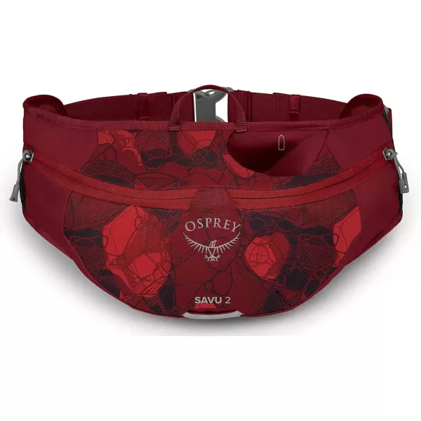 imageOsprey Savu 2L Unisex Lumbar Biking Hydration Pack BlackClaret Red