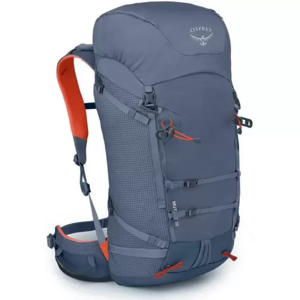 imageOsprey Mutant 38L Climbing and Mountaineering Unisex Backpack Tungsten Grey SMMars Orange