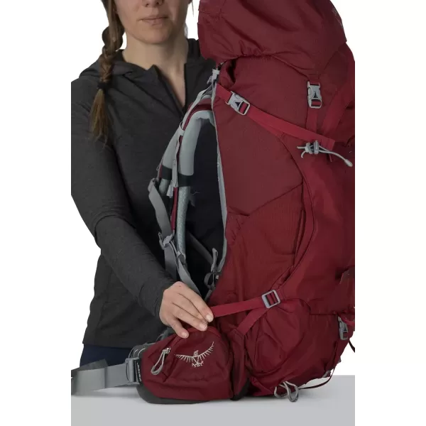 imageOsprey Ariel 55L Womens Backpacking Backpack Black WXSSCeramic Blue