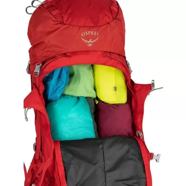 imageOsprey Ariel Plus 60 Womens Backpacking Backpack  Prior SeasonCarnelian Red