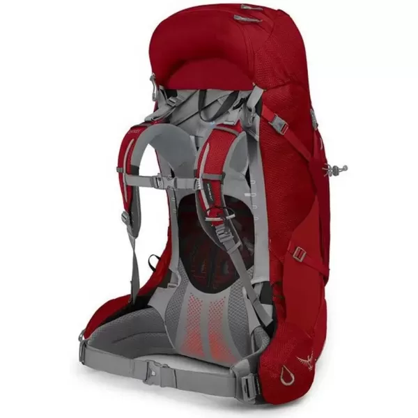imageOsprey Ariel Plus 60 Womens Backpacking Backpack  Prior SeasonCarnelian Red