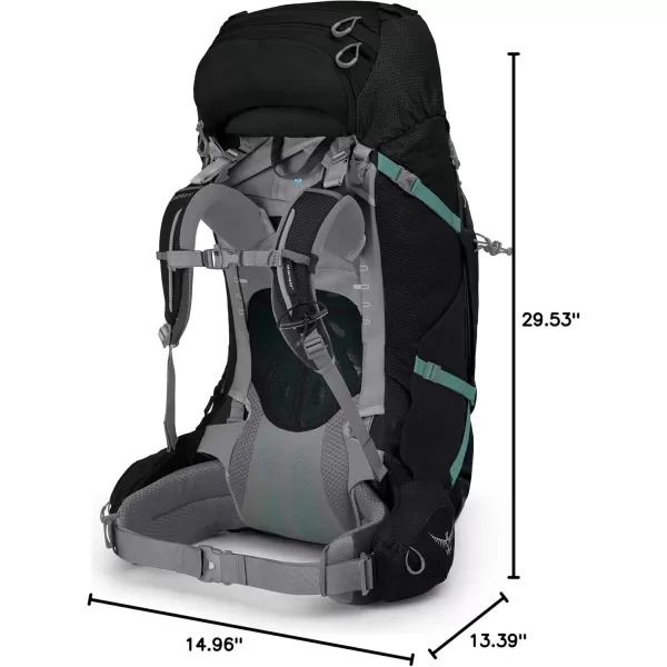 imageOsprey Ariel Plus 70 Womens Backpacking BackpackBlack