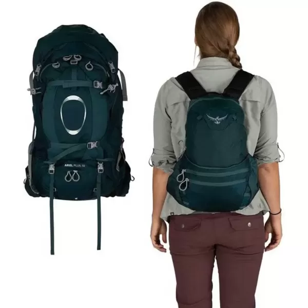 imageOsprey Ariel Plus 70 Womens Backpacking BackpackNight Jungle Blue