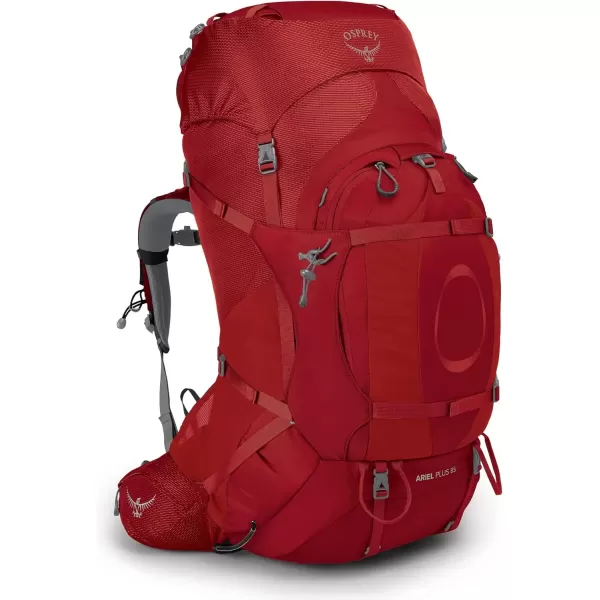 imageOsprey Ariel Plus 85 Womens Backpacking PackCarnelian Red
