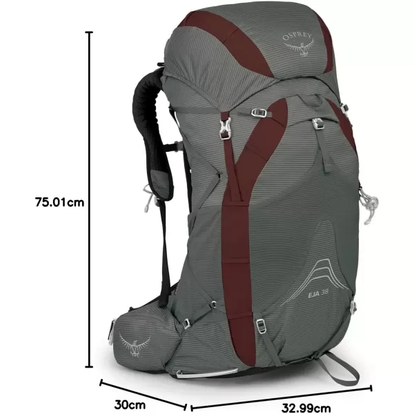 imageOsprey Eja 38 Womens Ultralight Backpacking BackpackCloud Grey