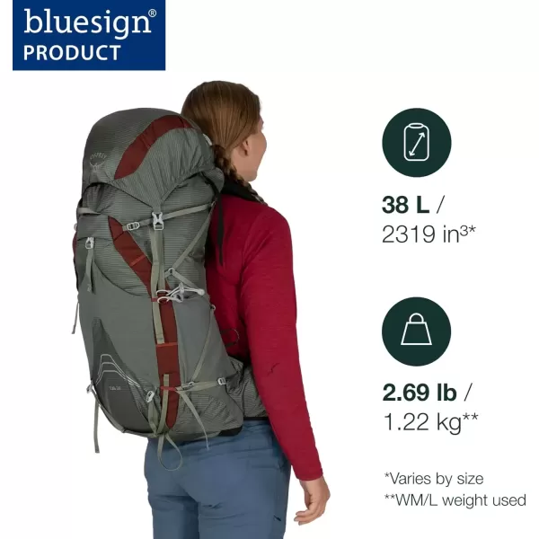 imageOsprey Eja 38 Womens Ultralight Backpacking BackpackDeep Teal