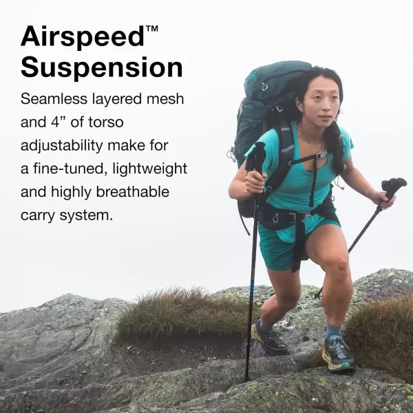 imageOsprey Eja 38 Womens Ultralight Backpacking BackpackDeep Teal